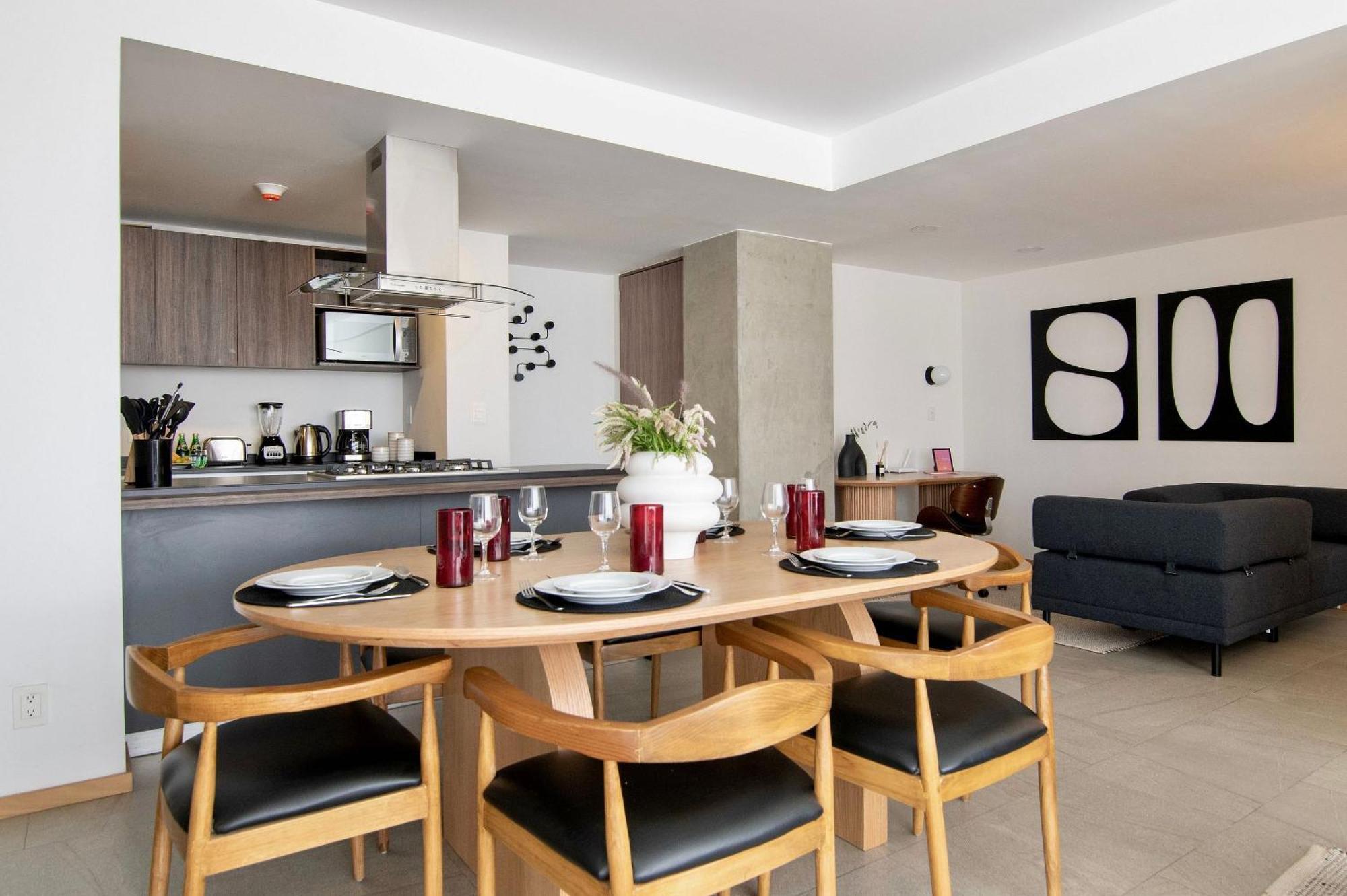 Appartement Santa Fe Red Beautiful Apartment! Mexico-stad